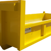 Container detriti giallo fronte