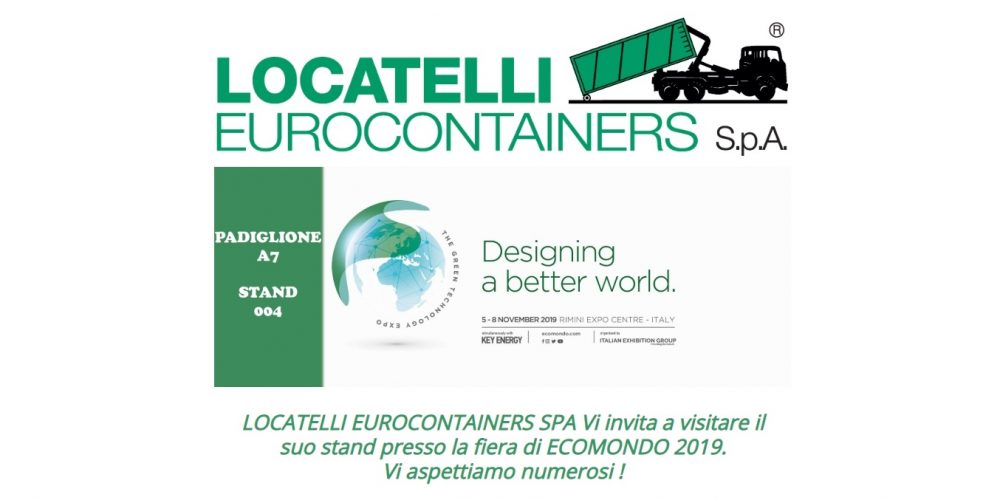 Fiera Ecomondo 5-8 Novembre 2019 Rimini