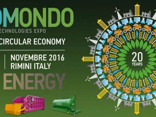 Exposition commerciale Ecomondo 8-11 Novembre 2016 Rimini